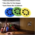 thumbnail image 5 of LNGOOR Slide Projector Torch Projection Light Small Torches lamp Flashlight Educational Learning Bedtime Night Light (Forest Animal), 5 of 6