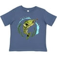 thumbnail image 3 of Inktastic Leaping Bass Fish Fishing Illustration Boys or Girls Toddler T-Shirt, 3 of 5