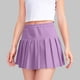 thumbnail image 1 of Falda para niña, color liso, plisada, con cintura elástica, corta, de poliéster, 1 of 7