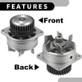 thumbnail image 5 of Unique Bargains Water Pump for Infiniti FX35 2003-2007 for Infiniti G35 2003-2007 No.210107Y026 with Rubber Ring Kit, 5 of 6