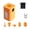Orange, variant on Portable Air Pump for Inflatables,Electric Ultra-Mini Pump Tiny Pump,2400mAh Rechargeable Inflate Deflate Pump with Camping Light for Pool Floats,Air Mattress,Sleeping Pads,Vacuum Storage Bags