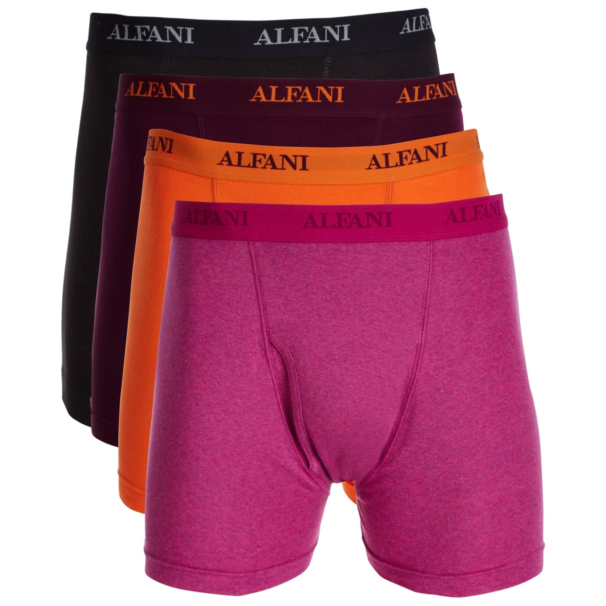 Alfani Mens woven boxers combed cotton multi colors 3 Pack S 