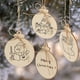 thumbnail image 2 of 50 Piezas de Adornos Navideños de Madera para Hacer Tú Mismo, Grandes Rodajas de Madera Natural Pretaladradas con Agujeros, Círculos de Madera para Manualidades Navideñas, 2 of 5