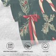thumbnail image 5 of Yayeee 100% Cotton Hand Towels for Bathroom 16" x 28" Soft Absorbent Kitchen Towel, Green Christmas Candy Canes, 5 of 7