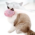 thumbnail image 4 of Flmtop Multi-Propose Anti Bite Muzzle Breathable Pet Bathing Bag Cat Head Face Cover Pink, 4 of 9