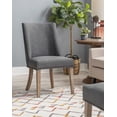 thumbnail image 2 of Powell Augusta Upholstered Dining Chair, Set of 2, Natural with Gray, 2 of 13