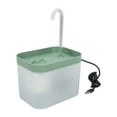 thumbnail image 1 of Cat Water Fountain, Easy To  Pet Drinking Fountain With Elbow Nozzle For Dogs Transparent Turquoise, 1 of 8