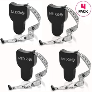 MEDca Mesure de la bande corporelle 4 Ruban de mesure pour appareil de mesure de la graisse corporelle - Plastique