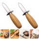 thumbnail image 3 of 2 cortadores de ostras de acero inoxidable, abridores de mariscos, suministros de cocina, 3 of 7