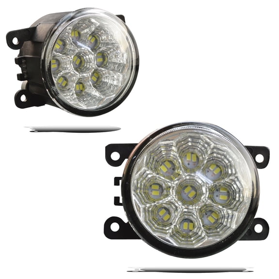 APSMOTIV Civic Sedan Replacement LED Fog Light Assembly 2016 2017 2018 2019 Competitive for Dacia Duster Ford Focus Fiesta Jaguar Nissan Opel Astra Renault Maruti HO2592143 | 33950-TBA-A01