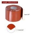 thumbnail image 2 of Uxcell 2 Rouleaux de Ruban Silicone Auto-Fusant 2 Pouces x 10 Pieds x 0.04 Pouces Ruban Caoutchouc Étanche pour Réparation de Fuite de Tuyau, Rouge, 2 of 5