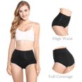 thumbnail image 3 of High Waist Tummy Control Panties for Women, Cotton Underwear No Muffin Top Shapewear Brief Panties, 3 of 6