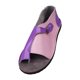 thumbnail image 2 of Sandalias planas con boca de pez para mujer Zapatos con hebilla y punta redonda sin cordones a juego de colores Wmkox8yii  nm4197, 2 of 4