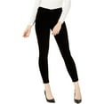 thumbnail image 2 of Hudson Womens Velvet Skinny Fit Jeans, Black, 25, 2 of 2