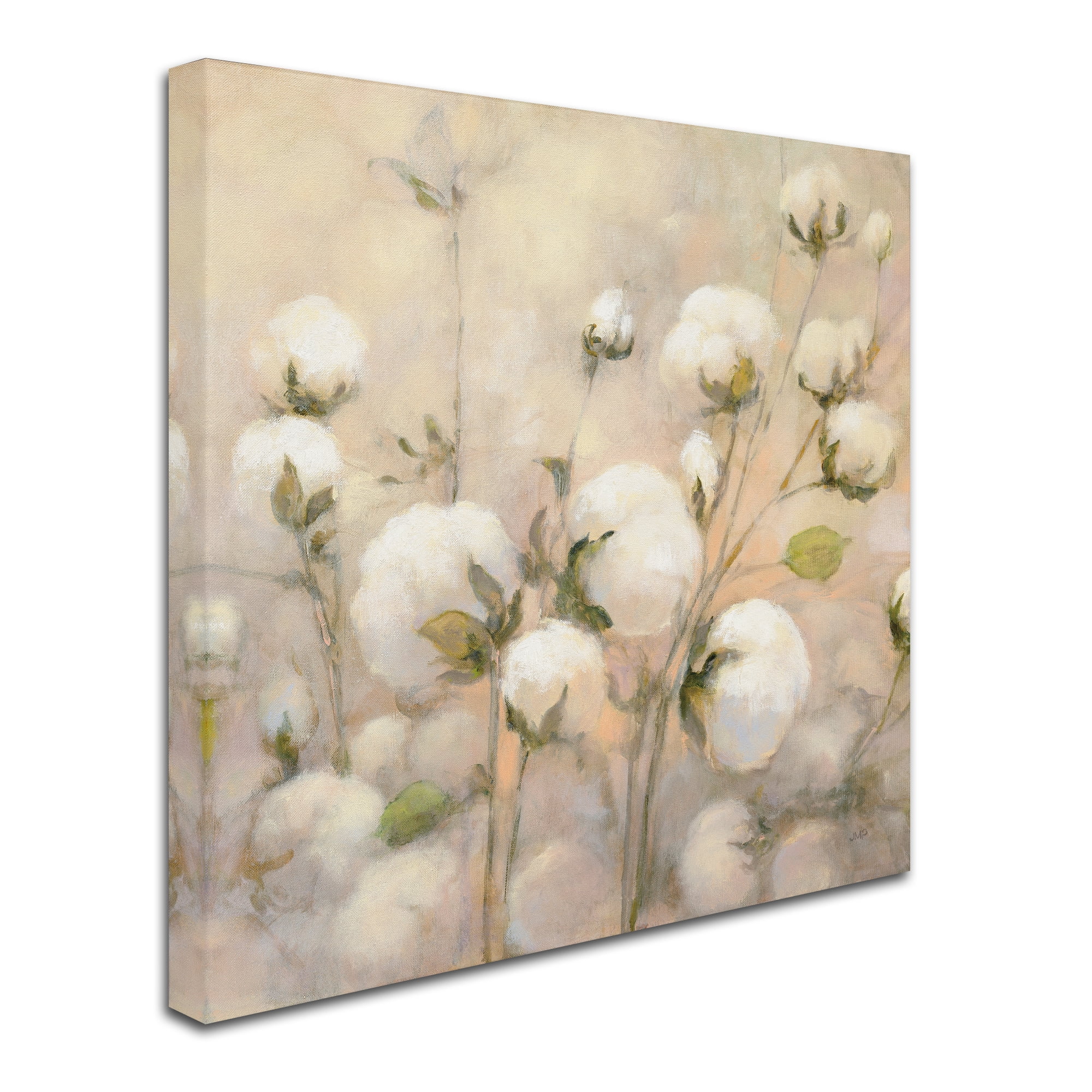 Trademark Fine Art 'Cotton Field Crop' Canvas Art by Julia Purinton