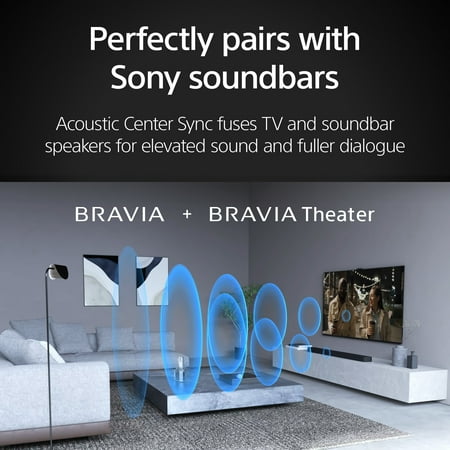 Sony 65” class BRAVIA 8 OLED 4K HDR Smart Google TV K65XR80, 2024 Model