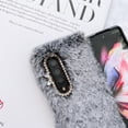 thumbnail image 4 of for Samsung Galaxy Z Fold 3 5G Cover Shockproof Luxury Cute Plush Fluffy Love Rabbit Soft PC Case, 4 of 5