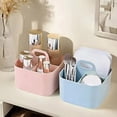 thumbnail image 5 of MKHSQHDG Today's Deals 3 Compartment Multiuse Caddy Organizer with Handle Art Craft Desk Stationery Pen Holder Stackable Back to School Stationery Storage, 5 of 5