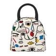 thumbnail image 1 of Balery Aabstract Eyes Bolsa de Almuerzo para Mujeres, Caja de Almuerzo, Bolsa de Almuerzo Pequeña Impermeable, Tote de Almuerzo Reutilizable con Gran Capacidad, 1 of 6