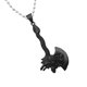 thumbnail image 1 of Punk Rock de material acero inoxidable dragón hacha colgante con forma de collar de cadena joyería para hombres regalos Negro Salvador Collar colgante, 1 of 9