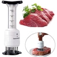 thumbnail image 1 of Meat Tenderizer Steak Needle Injector Type Stainless Steel Bbq Cooking Seasoning Sauce Injectors Kitchen Tools, 1 of 5
