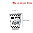 thumbnail image 6 of 140 Pcs Race Car Birthday Party Decorations, Checked Race Car Theme Plates and Napkins Party Supplies, Racing Sports Disposable Tableware Set, Serve 20 Guests, 6 of 11