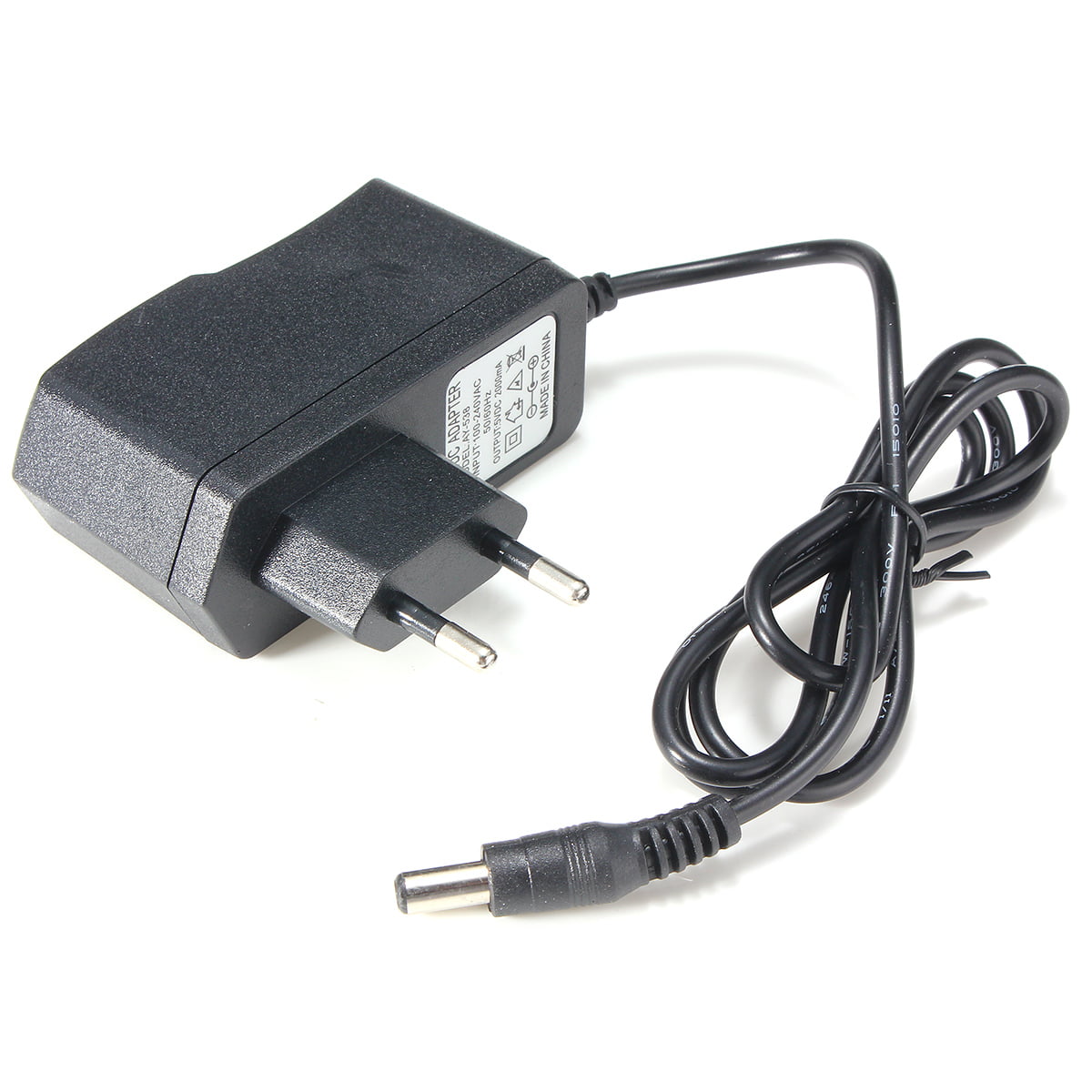 5.5mmx2.1mm AC100-240V to DC 5V 2A Power Supply Wall Charger Adapter ...