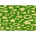 thumbnail image 1 of Ahgly Company Indoor Rectangle Patterned YellowGreen Area Rugs, 7' x 9', 1 of 6