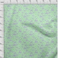 thumbnail image 3 of oneOone Silk Tabby Fabric Raindrop & Clouds Nature Print Sewing Fabric BTY 42 Inch Wide, 3 of 4