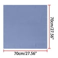 thumbnail image 2 of Bufandas de mujer de 70 cm, pañuelo cuadrado puro de Color liso liso, pañuelo para el cuello, pañuelo para el cuello Gris azul 70x70cm/27.56x27.56(LxW), 2 of 5