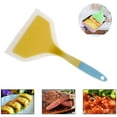 thumbnail image 2 of Espátula de silicona Pala para panqueques Volteador ancho Pala antiadherente para fritos Volteador flexible para tortillas, panqueques, pescado, cocina Tamagoyaki, azul Adepaton WMZL-805-5, 2 of 5