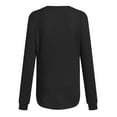 thumbnail image 6 of Godom Womens Plus Size Tops Crewneck Long Sleeve Shirts Loose Tunic Tops Fall Pullover, 6 of 6