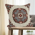 thumbnail image 4 of LR Home Geometric Cotton Decorative Throw Pillow 18 inch, 4 of 6