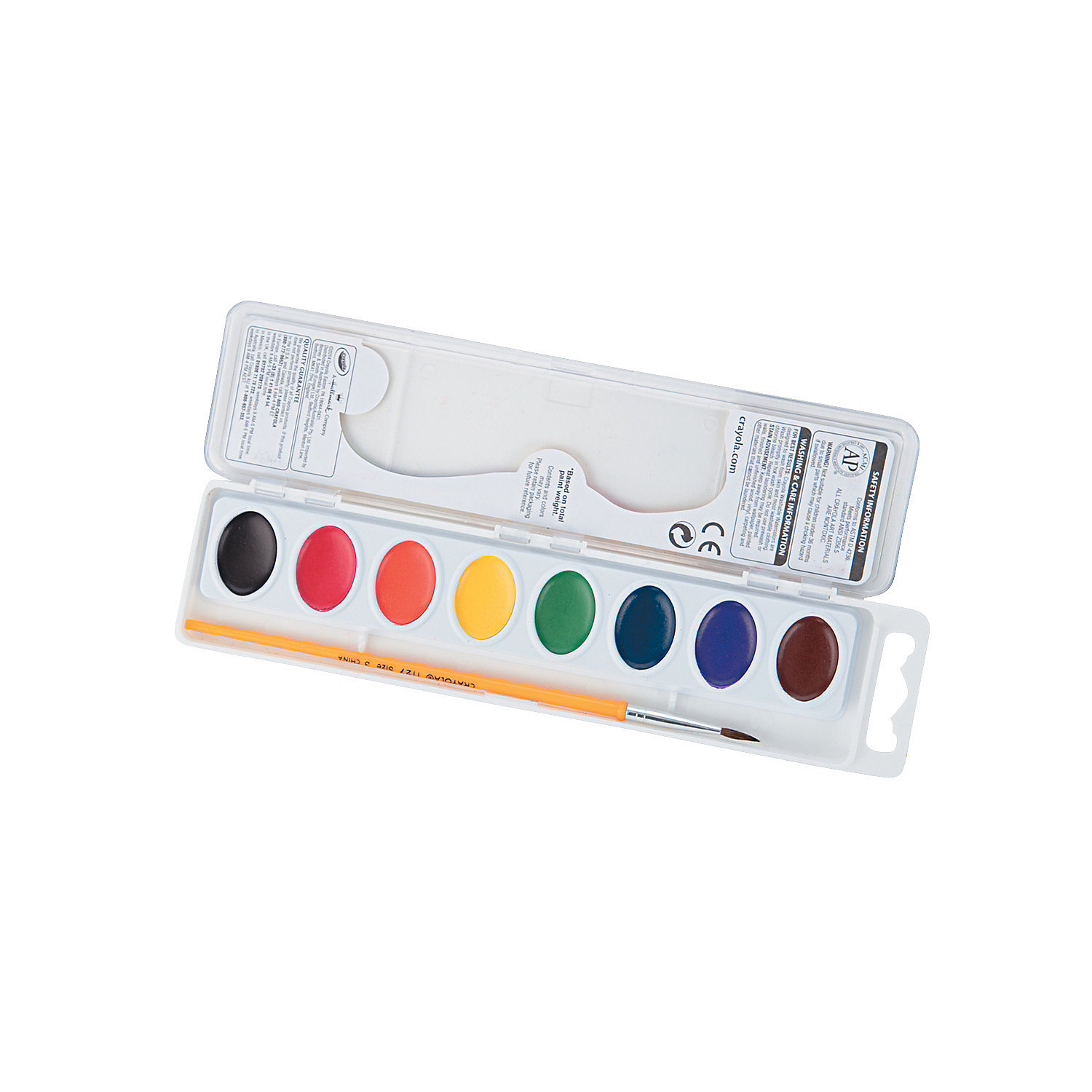 Crayola Watercolor Paint Trays 8 Color Basic Supplies 1 Piece