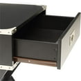 thumbnail image 4 of Home Square 2-Piece Furniture 1-Drawer Wood End Table Set in Black, 4 of 5