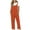 C-979 Burnt Orange, variant on Pink Faux Gauze Linen Pants for Women Fall Summer Loose Fit Lounge Thin Overall Straight Leg Plain Long Leg Overalls Pants Unitard Women 2025 Clothing Y2K 3XL
