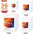 thumbnail image 2 of Shuttle Art Painting Canvas Panel, 36 Multi Pack, 5x7, 8x10, 9x12, 11x14 inch (9 PCS of Each), 100% Cotton Art Canvas Board White, Blank Canvas for Kids Adults for Acrylic Oil Painting, 2 of 7