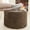 Dark Coffee, variant on Round Pouf Ottoman 20 x 20 x 14 Inches Boho Poof Home Decor Floor Pouffe Ottoman Foot Rest for Couch Sofa Bean Bag Chairs Living Room Bedroom (Muted Green)