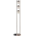 thumbnail image 1 of Coaster Contemporary Metal 3 Swivel Light Floor Lamp in Silver, 1 of 1