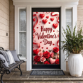 thumbnail image 3 of Valentines Day Heart Banner Backdrop Party Decoration Romantic Background Wedding Anniversary Celebration Event Photo Prop Customizable Love Sign Indoor Outdoor, 3 of 3