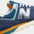 thumbnail image 2 of NEW BALANCE 574 MEN's CASUAL SHOE NATURAL INDIGO - MOUTAIN TEAL AUTHENTIC NEW US, 2 of 6