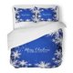 thumbnail image 1 of Juego de Ropa de Cama de 3 Piezas ABPHQTO Copo de Nieve 3D Invierno Azul Blanco Tamaño Twin, 1 of 1