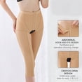 thumbnail image 5 of Women's High Compression Shapewear Shorts, Firm Tummy Control & Thigh Slimmer, Post-Operative Recovery Leggings, Seamless Invisible Shaping Wear for Daily Use(Beige,M), 5 of 9