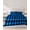 Blue, variant on 4 Piece Queen Sheet Set Black Blue Plaid Sheets Set for Queen Size Bed, Breathable Soft Microfiber Bed Sheets Cooling Country Buffalo Checked Gingham Fitted Sheet Deep Pocket, Pillowcases
