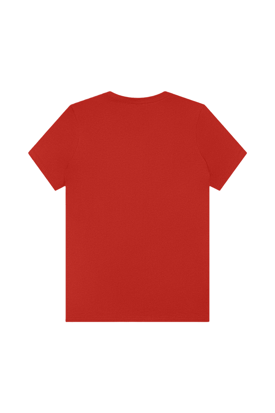 BELLA+CANVAS Ladies Crew Neck Personalized T-Shirt, Create your own Designs, Red, Large