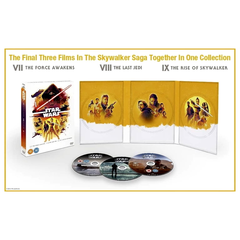 Star Wars Complete Collection: Sequel Trilogy DVD (Episodes 7-9