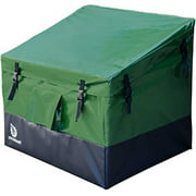 YardStash YSSB02 Outdoor Storage Deck Box, Medium, Green