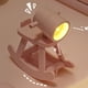thumbnail image 3 of Lámpara de escritorio con vaso de caballo mecedora con luz de noche LED para dormitorio (rosa 2 piezas) Ndcxsfigh Para estrenar, 3 of 7
