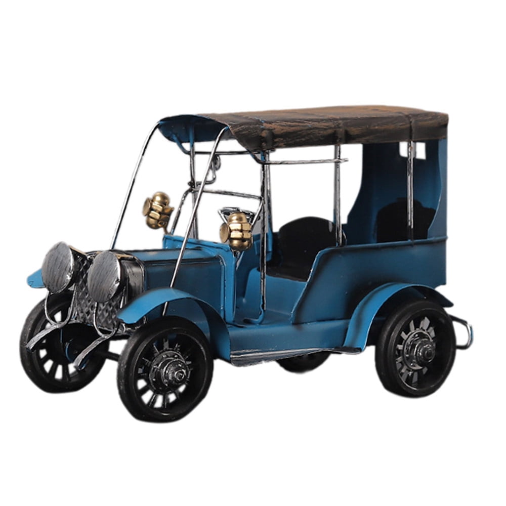 MMolecule Vintage Old Tin Classic Car Home Decor Iron Metal Hand Crafts