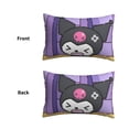 thumbnail image 4 of Kuromi and My Melody Throw Pillow Cover Decoration Pillow Case Cushion for Home Sofa Couch Queen Size 20x30 Inch, 4 of 7
